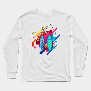 surfing Long Sleeve T-Shirt